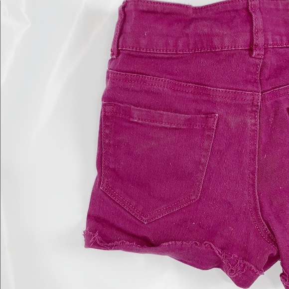 Refuge Fascia Denim Short Shorts Double Button - Picture 6 of 6